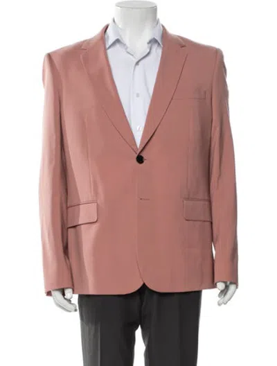 Pre-owned Sandro Wool Blazer In Pink