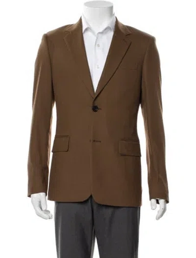 Pre-owned Sandro Wool Blazer W/ Tags In Brown