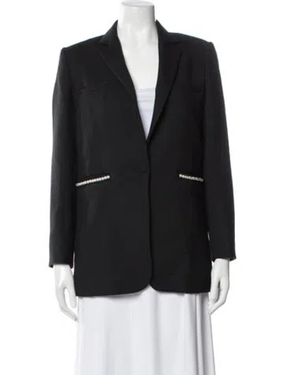 Pre-owned Sandro Wool Blazer W/ Tags In Gray
