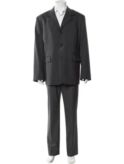 Pre-owned Sandro Wool Blazer W/ Tags In Gray