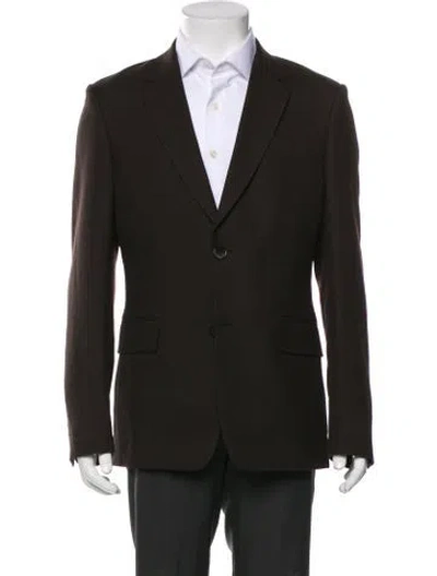 Pre-owned Sandro Wool Blazer W/ Tags In Green