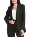 Sandro Wool-blend Blazer In Black