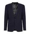 Sandro Unstructured Wool Suit Jacket In Blue
