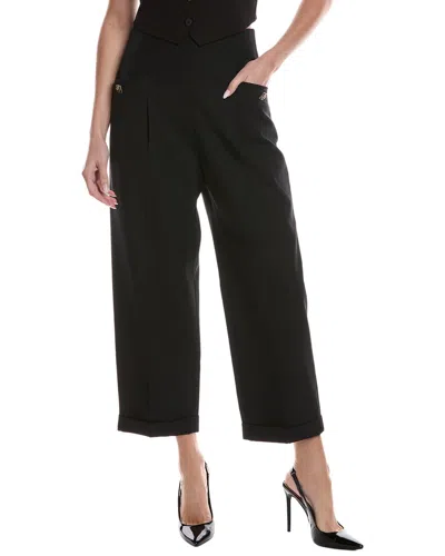 SANDRO WOOL-BLEND TROUSER