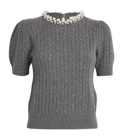Sandro Wool-cashmere Sweater In Black