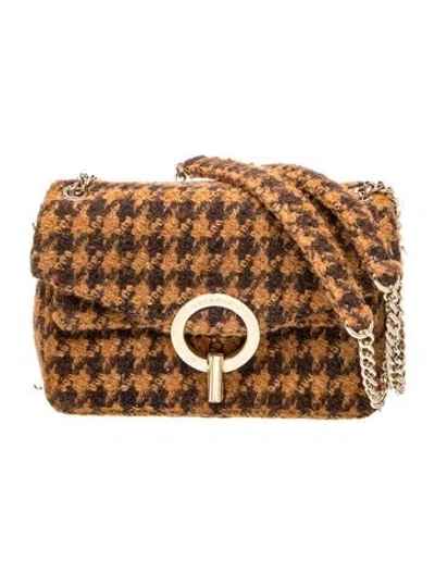 Pre-owned Sandro Wool Clutch In Brown