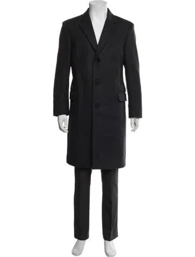 Pre-owned Sandro Wool Coat In Multi