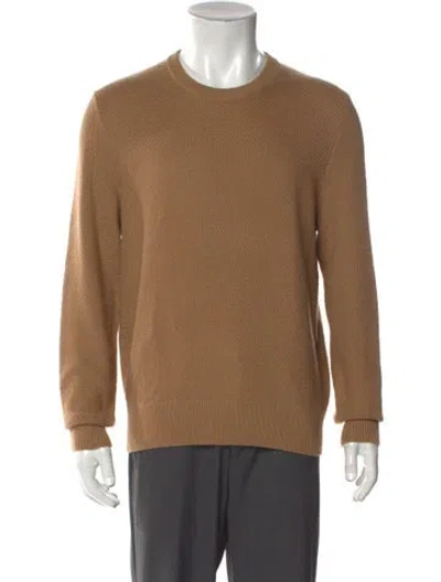Pre-owned Sandro Wool Crew Neck Pullover In Neutral