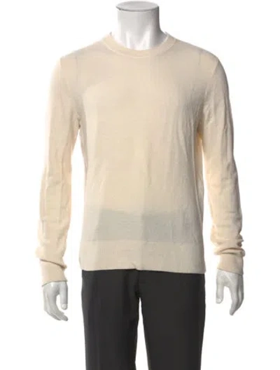 Pre-owned Sandro Wool Crew Neck Pullover In Neutral