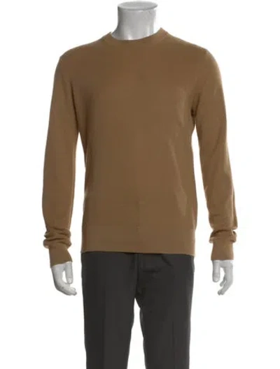 Pre-owned Sandro Wool Crew Neck Pullover In Neutral