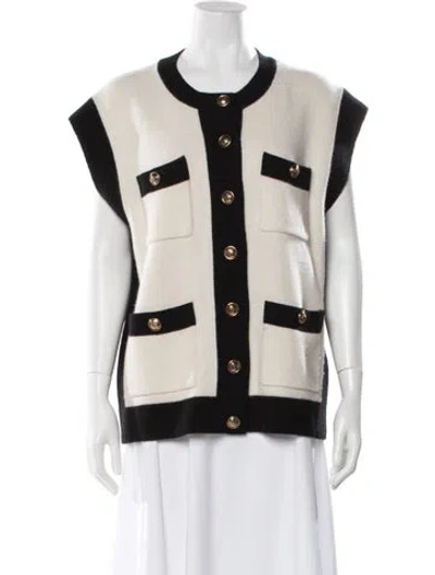 Pre-owned Sandro Wool Crew Neck Sweater