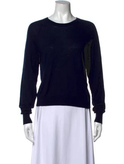 Pre-owned Sandro Wool Crew Neck Sweater In Black/neutrals