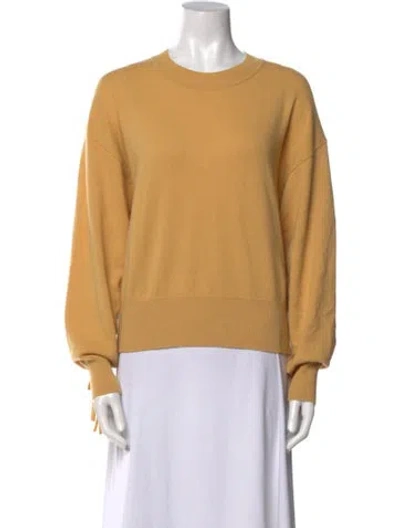 Pre-owned Sandro Wool Crew Neck Sweater In Neutral