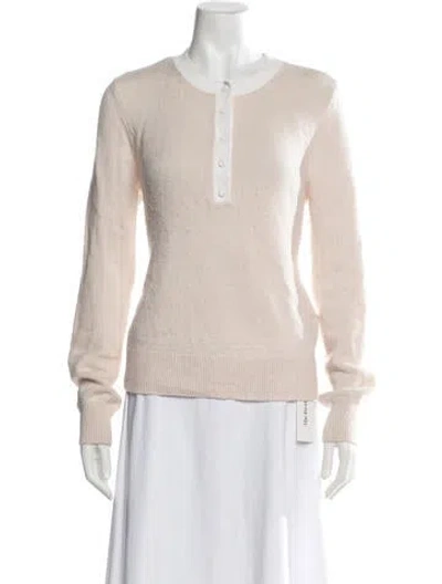 Pre-owned Sandro Wool Crew Neck Sweater In Neutrals
