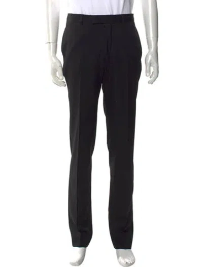 Pre-owned Sandro Wool Dress Pants In Black