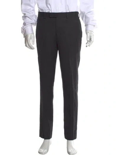 Pre-owned Sandro Wool Dress Pants In Black