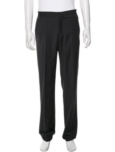 Pre-owned Sandro Wool Dress Pants In Black