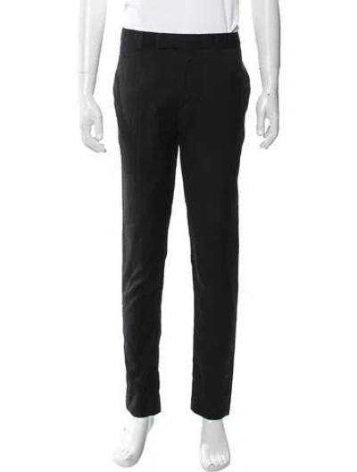 Pre-owned Sandro Wool Dress Pants In Black