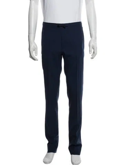 Pre-owned Sandro Wool Dress Pants In Blue