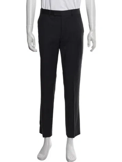 Pre-owned Sandro Wool Dress Pants In Blue