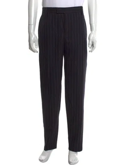 Pre-owned Sandro Wool Dress Pants In Blue