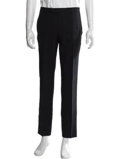 Pre-owned Sandro Wool Dress Pants In Blue