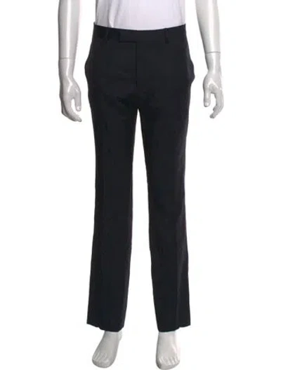 Pre-owned Sandro Wool Dress Pants In Blue