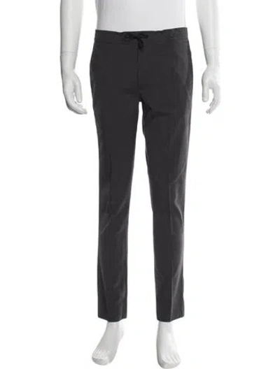 Pre-owned Sandro Wool Dress Pants In Grey