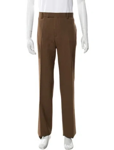 Pre-owned Sandro Wool Dress Pants W/ Tags In Brown