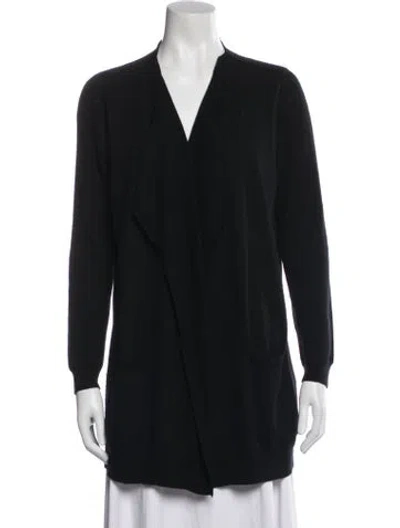 Pre-owned Sandro Wool Jacket In Black