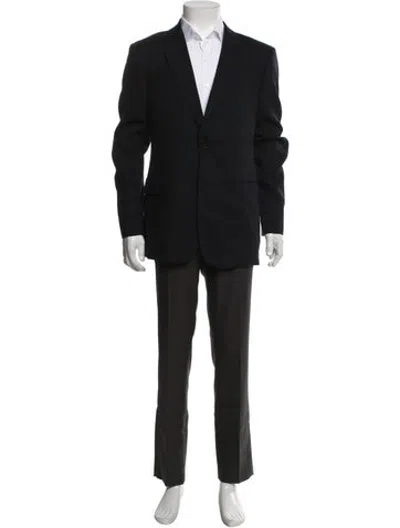 Pre-owned Sandro Wool Jacket In Black