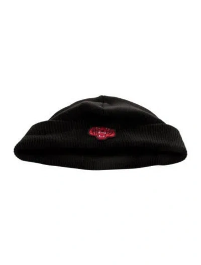 Pre-owned Sandro Wool Knit Beanie In Black