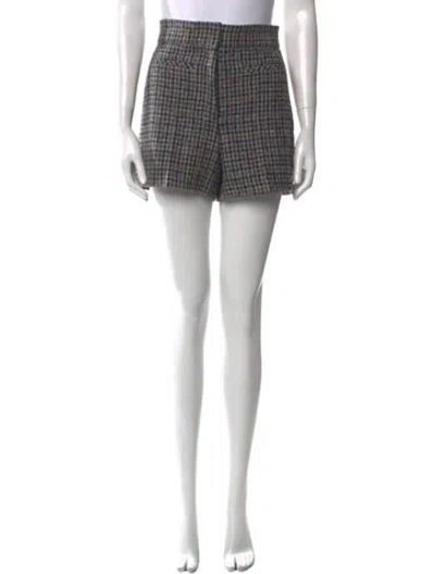 Pre-owned Sandro Wool Mini Shorts In Gray