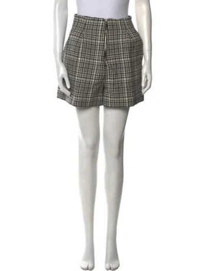 Pre-owned Sandro Wool Mini Shorts In Neutral