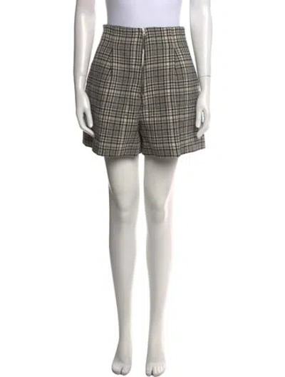 Pre-owned Sandro Wool Mini Shorts In Neutral