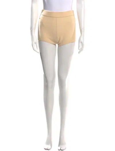 Pre-owned Sandro Wool Mini Shorts In Neutral