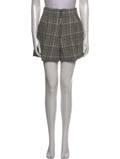 Pre-owned Sandro Wool Mini Shorts W/ Tags In Neutral