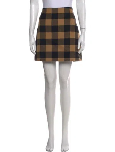Pre-owned Sandro Wool Mini Skirt W/ Tags