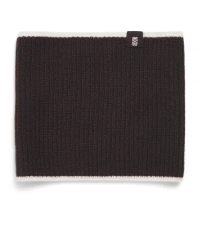 Sandro Wool Neck Warmer In Black