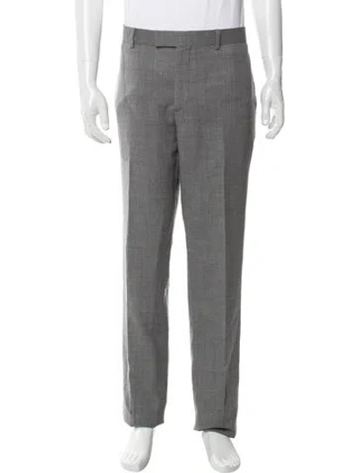 Pre-owned Sandro Wool Pants In Gray