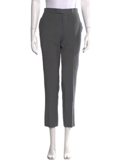 Pre-owned Sandro Wool Pants In Grey
