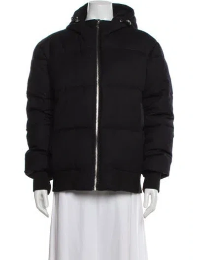 Pre-owned Sandro Wool Parka In Gray