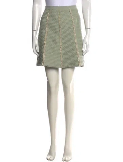 Pre-owned Sandro Wool Skirt In Black