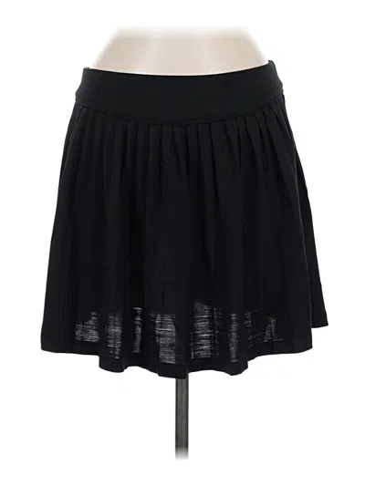 Pre-owned Sandro Wool Skirt In Black