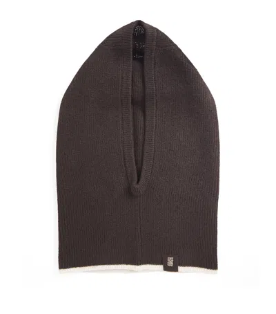 Sandro Wool Snood In Brown