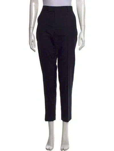 Pre-owned Sandro Wool Straight Leg Pants W/ Tags In Black