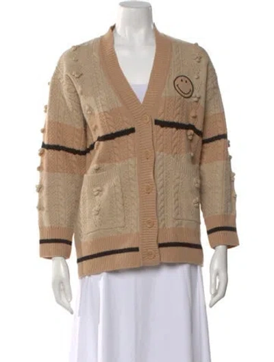 Pre-owned Sandro Wool Striped Sweater