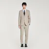 Sandro Wool Suit Jacket In Silver