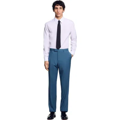 SANDRO SANDRO WOOL SUIT TROUSERS