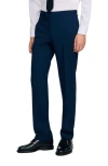 Sandro Wool Suit Trousers In Blue